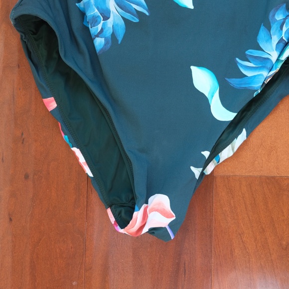 Anthropologie Maeve Keyhole One-Piece Swimsuit, Size L - Picture 4 of 12